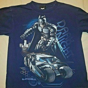 Batman Dark Knight Black T-shirt Youth Size Small